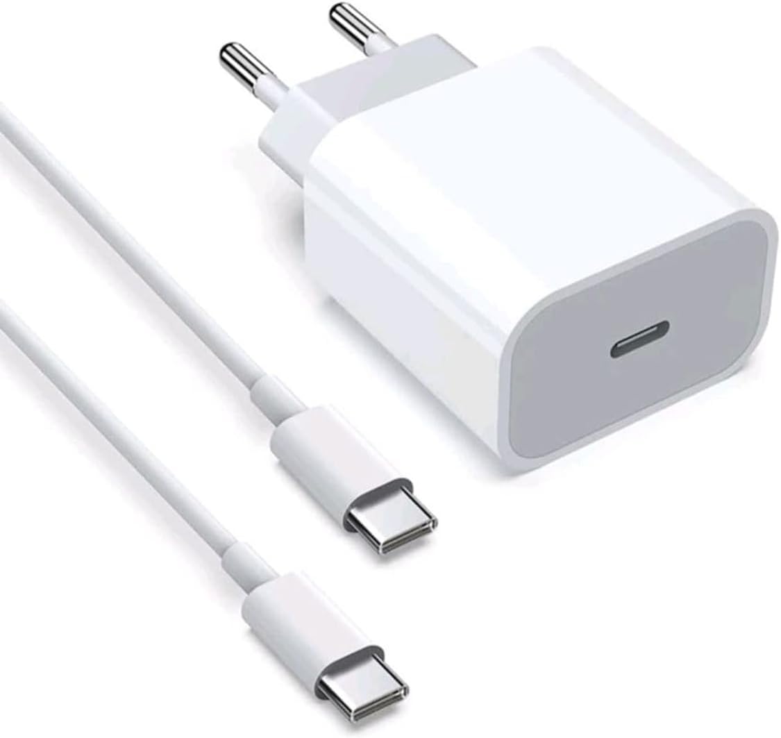 Fast Charging 45w Type-C Cable and Adapter Compatible