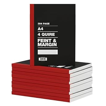 A4 Feint Margin 4Quire